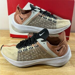Nike EXP X14 Running Shoes Womens 9 Terra Blush Light Bone Athletic Sneaker
